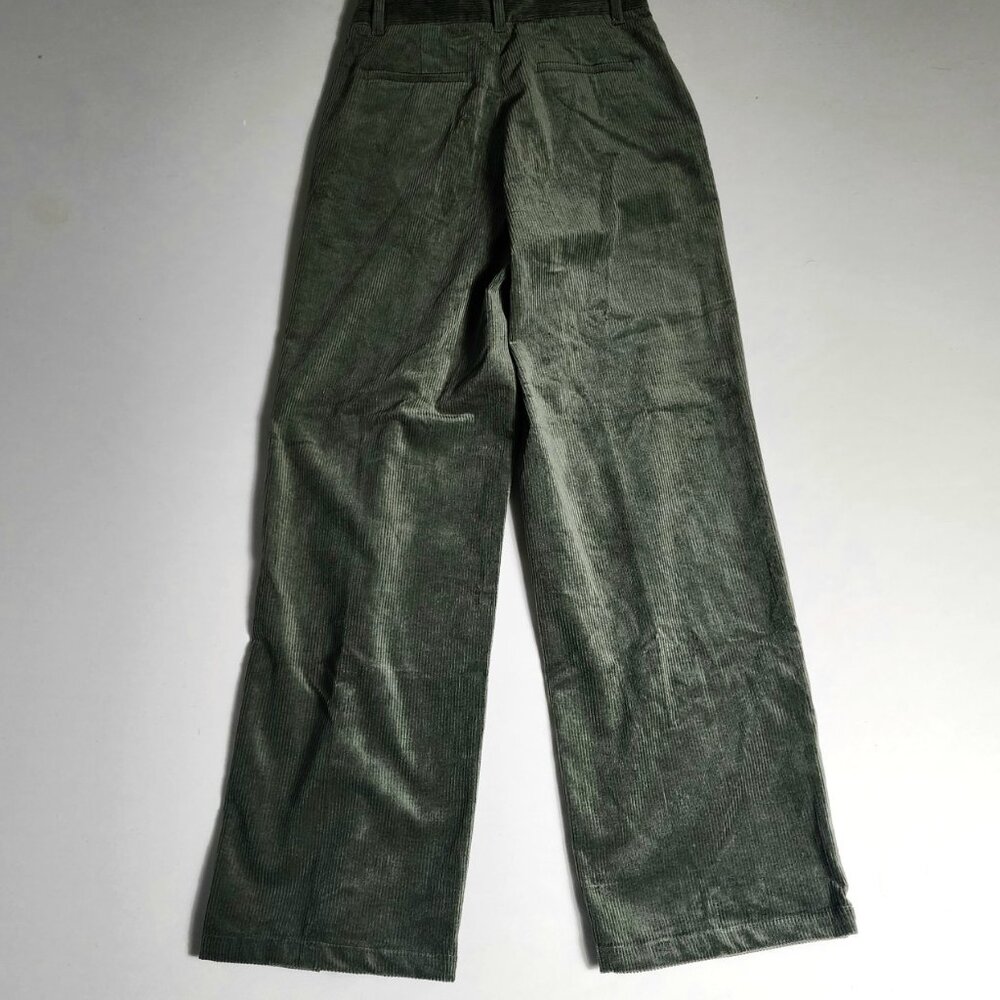 Norse Projects Jelena Cords Ivy Green Women's Size 34 Made in Italy - Picture 10 of 13